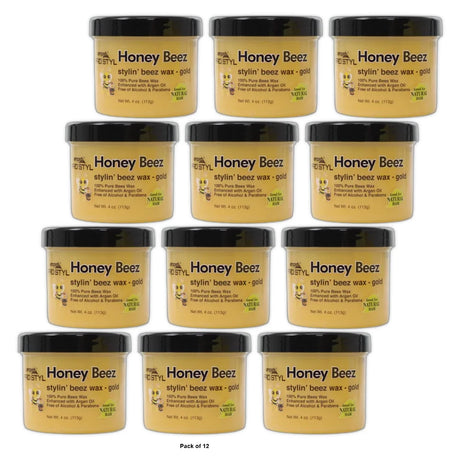 Ampro Pro Styl Beez Wax Hair Wax 4 oz (Pack of 12)