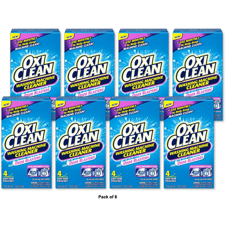 OxiClean Washing Machine Cleaner with Odor Blasters 11.28Oz (Pack of 8)