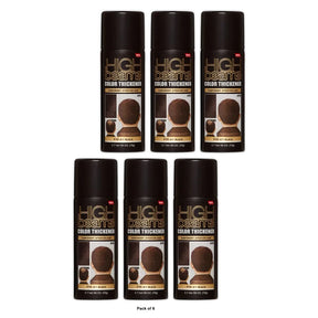 Salon GrafixÂ® High Beams Color Thickener Temporary Spray-On Hair #10 Jet Black 2.7 Oz (Pack of 6)