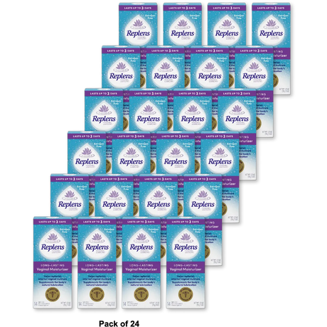 Replens Long Lasting Vaginal Moisturizer 1.23Oz (Pack of 24)