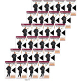 Annie Shampoo Cape - Black (Pack of 72)