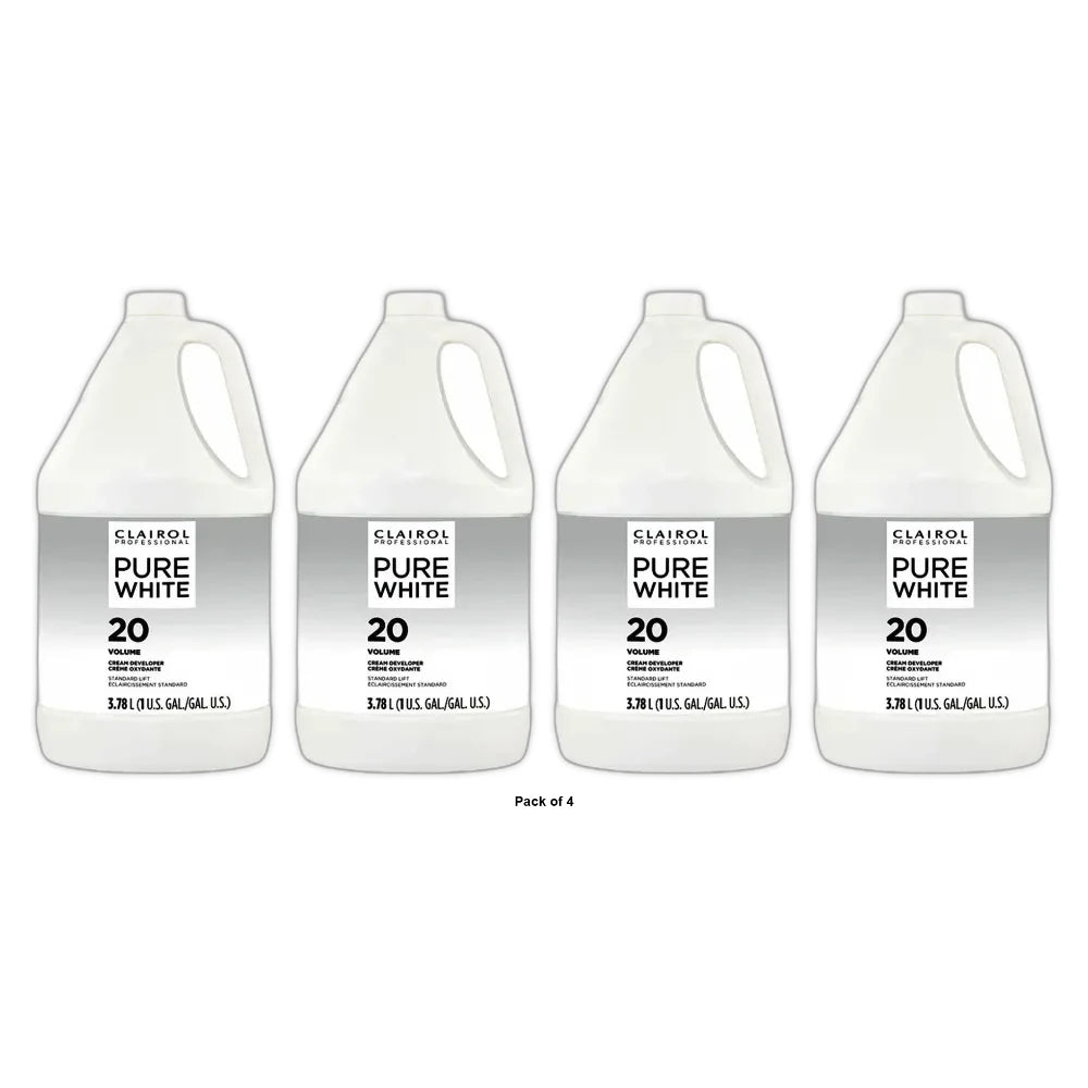 Clairol Pure White Crème protective conditioners Gel 128 oz (Pack of 4)