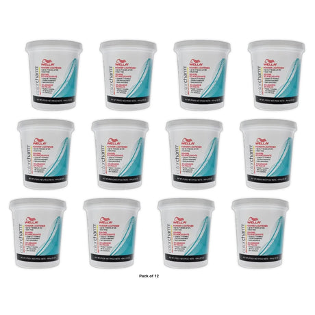 Wella ColorCharm Powder Hair Lightener 1lb 16oz (B07RYLBXFZ) (Pack of 12)