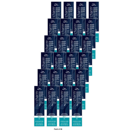 Wella ColorCharm Demi Permanent Hair Color, 1N Black (B0B3L25FQ2) (Pack of 36)