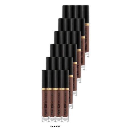 Black Radiance Perfect Tone Matte Lip CrÃ¨me Lipstick - Naughty Brown (Pack of 48)