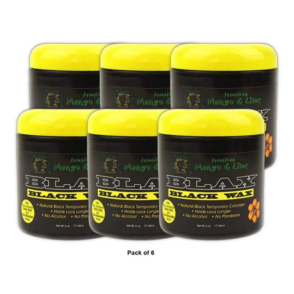 Jamaican Mango Lime- Blax Black Wax 6 Oz (Pack of 6)