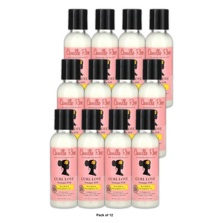Camille Rose - Curl Love Moisture Milk Rice Milk and Macadamia Oil 2 Oz (Pack of 12)
