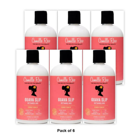 Camille Rose Guava Slip Detangling Conditioner - 12 fl oz (Pack of 6)