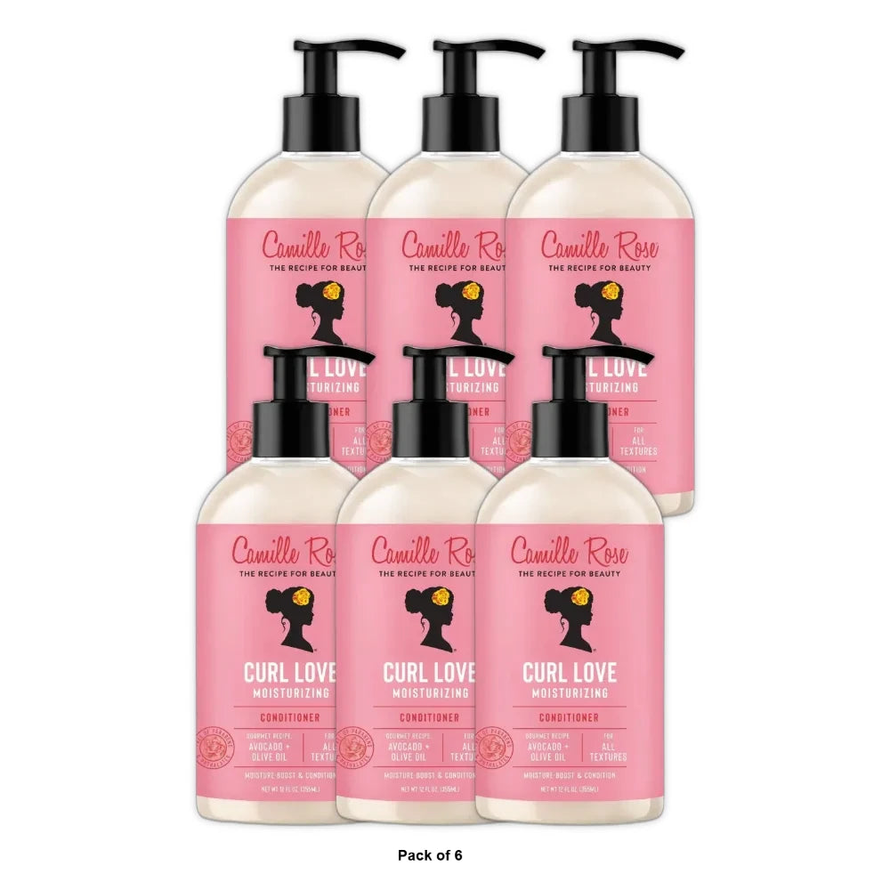 Camille Rose Curl Love Moisturizing Conditioner - 12 fl oz (Pack of 6)