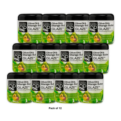 Elasta Glaze Moisturizing Jar Hair Styling Gel 6 oz. Female (Pack of 12)