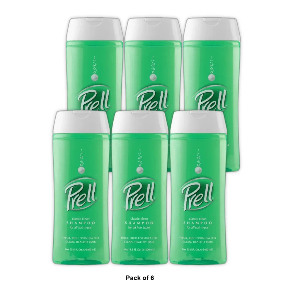 Prell Shampoo Classic 13.5 oz. All Hair Types Adult (Pack of 6)