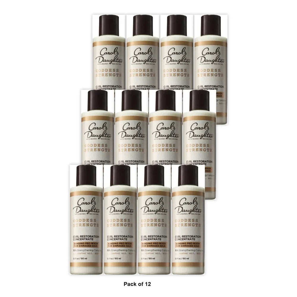 Carol's Daughter Goddess Strength Curl Restoration​ Concentrate with Castor Oil 5.1. Oz (Pack of 12)