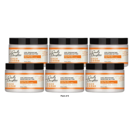 Carol's Daughter Nourishing Moisturizing Hair Styling Cream, for Dry Hair, with Coconut Oil, 12 Oz (Pack of 6)
