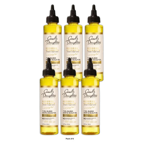 Carol's Daughter Goddess Strength Castor Hair Oil for with All Hair Types, 4.2 FL Oz (Pack of 6)