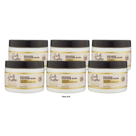 Carol's Daughter Goddess Strength Repairing Hair Mask for with Damaged Hair with Castor Oil 12 Oz (Pack of 6)