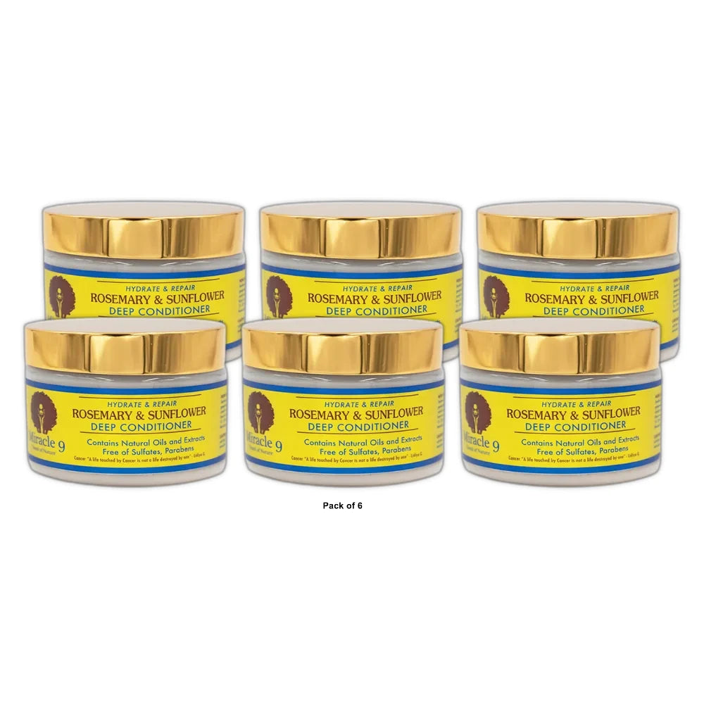 MIRACLE 9 ROSEMARY & SUNFLOWER DEEP CONDITIONER (Pack of 6)