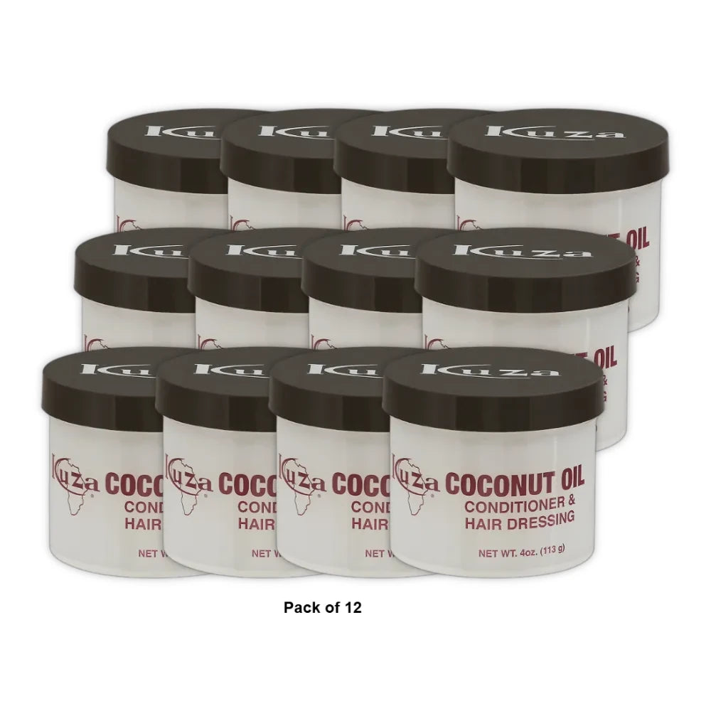 Kuza Coconut Oil Conditioner 4oz (Pack of 12)