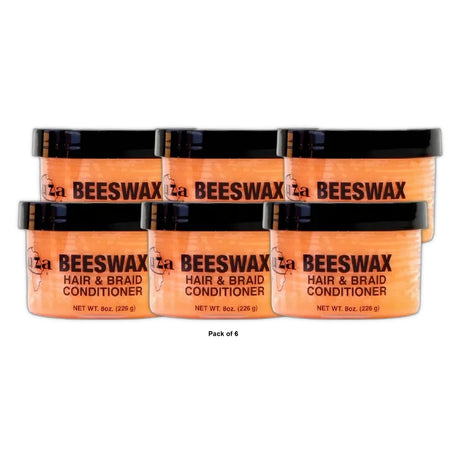 Kuza Beeswax Hair & Braid Conditioner 8 oz (Pack of 6)