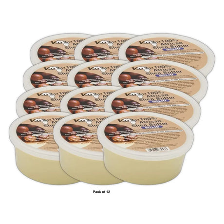 Kuza 100% African Shea Butter White Solid 8oz + Free Track Delivery (Pack of 12)