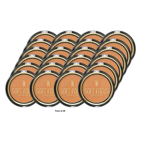 Black Radiance Soft Focus Finishing Pressed Powder - Creamy Bronze - 0.46oz (Pack of 48)