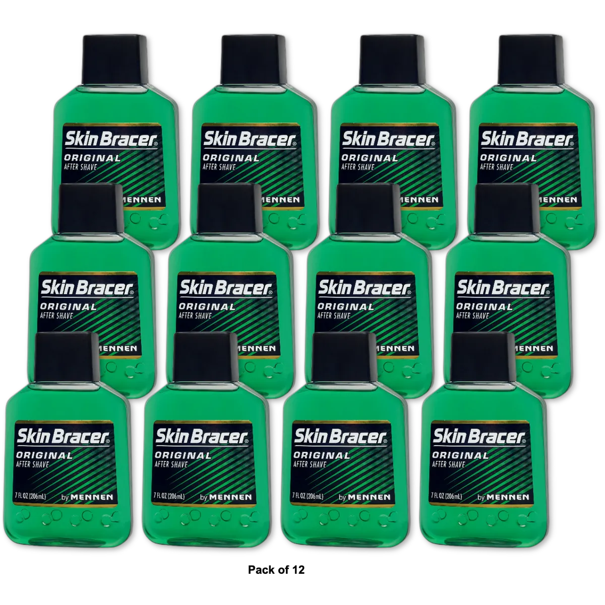 Skin Bracer by Mennen After Shave Original 7Oz (Pack of 12)