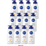 Nivea Intense Healing Body Lotion for Dry Skin 16.9Oz (Pack of 12)