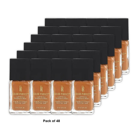 Black Radiance Color Perfect Liquid Foundation Makeup - Rum Spice 1. Oz (Pack of 48)