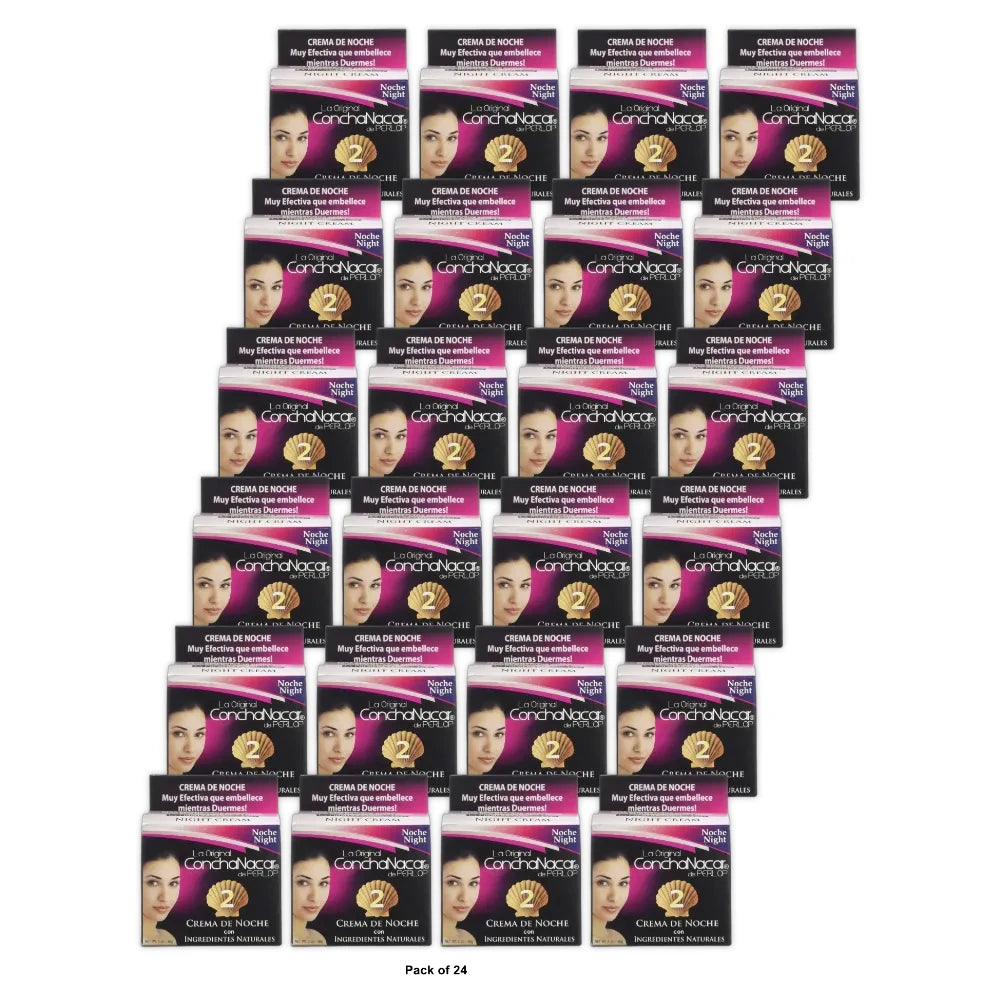 Perlop Concha Nacar Night Face Cream Anti- Aging 2 oz (Pack of 24)