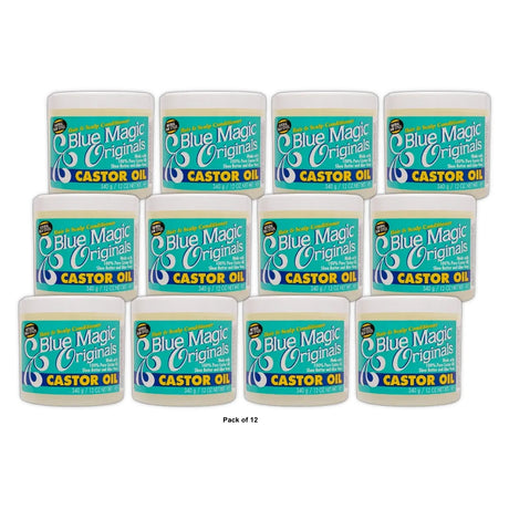 Blue Magic Originals Castor Oil Hair & Scalp Conditioner 12 0z (Pack of 12)