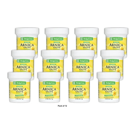 De La Cruz Arnica Salve for Craked Skin - 2 oz (Pack of 12)