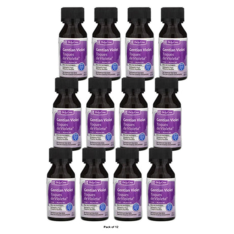 De La Cruz Gentian Violet Antiseptic Formula 30ml 1. Oz (Pack of 72)