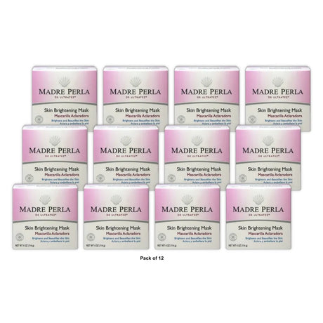 Madre Perla De Ultratez Skin Brightening Face Mask with Mother of Pearl Powder 4 Oz (Pack of 12)