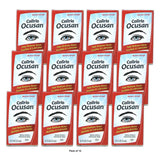 Ocusan Lubricating Eye Drops for Dry Eyes Redness Relief Whitening 0.5 Fl Oz (Pack of 24)