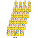 Ajax Ultra Super Degreaser Liquid Dish Soap Lemon 12.4Oz (Pack of 20)
