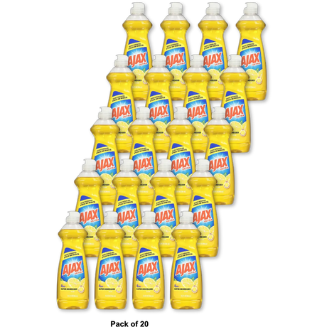 Ajax Ultra Super Degreaser Liquid Dish Soap Lemon 12.4Oz (Pack of 20)