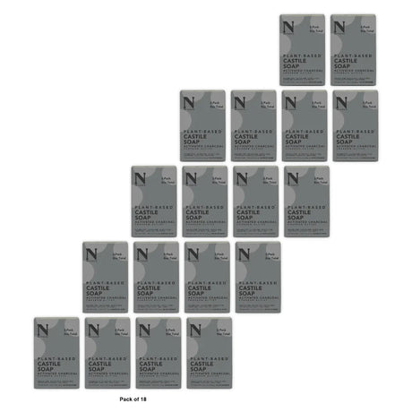 Dr. Natural - Castile Bar Soap Charcoal 2pk - 8oz (Pack of 18)