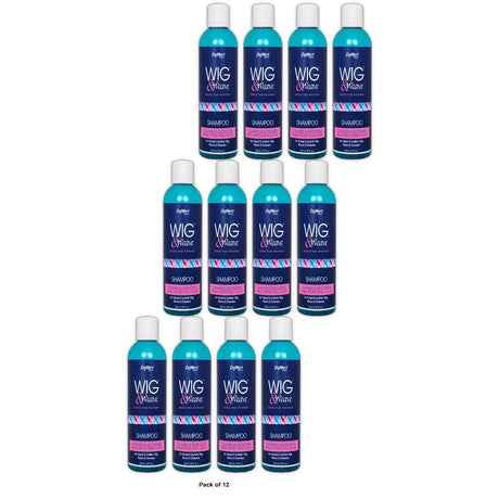 Wig & Weave System Wig Shampoo for Natural and Synthetic Hair 8 oz (Pack of 12)