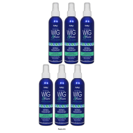 Wig & Weave Herbal Freshener for Natural and Synthetic Hair Wig Antibacterial 8. Oz (Pack of 6)