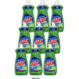 Ajax Ultra Triple Action Liquid Dish Soap Vinegar and Lime Scent 28Oz (Pack of 9)