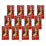 Creme of Nature Exotic Shine Color With Argan Oil Medium Warm Brown 7.3, 1 ea (Pack of 12)