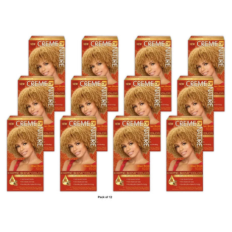 Creme of Nature Exotic Shine Color With Argan Oil Ginger Blonde 10.01, 1 ea (Pack of 12)