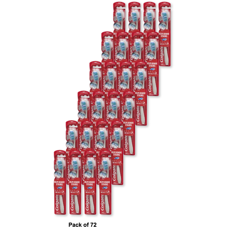 Colgate 360 Optic White Full Head Toothbrush Soft 4.16oz (Pack of 72)