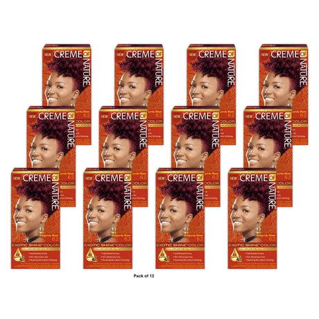 Creme of Nature Exotic Shine Color - 6.2 Burgundy (Pack of 12)