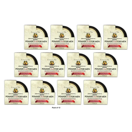 Sunny Isle Jamaican Black Castor Oil Hair Pomade for Men 4 Oz (Pack of 12)