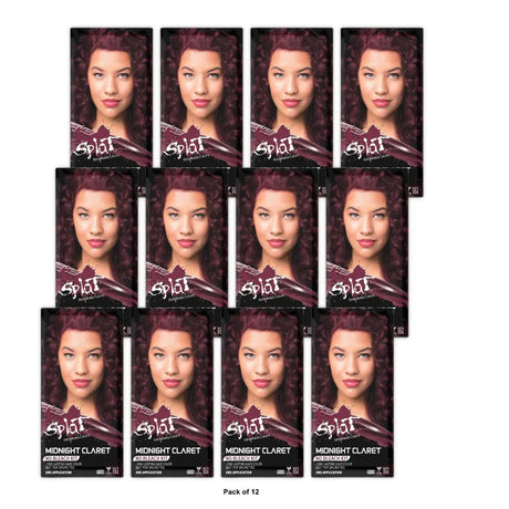 Splat Semi-Permanent Hair Color - Midnight Claret - 6 fl oz (Pack of 12)
