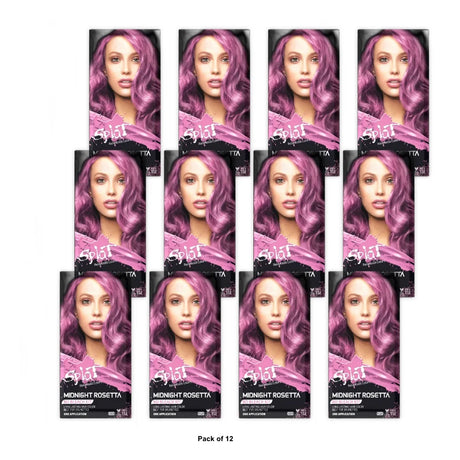 Splat Midnight Rosetta Dye Semi-Permanent Pink Hair Color 6 Oz (Pack of 12)
