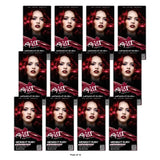Splat Midnight Kit Semi Permanent Hair Color - Ruby - 6.75 fl oz (Pack of 12)