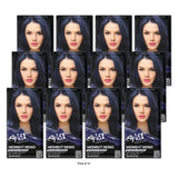 Splat Midnight Indigo Hair Dye Semi-Permanent Blue Color 6.75 Oz (Pack of 12)