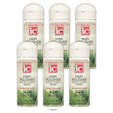 Fantasia High Potency IC Hair Polisher, Aloe Enriched 6 oz. All Hair Types- (Pack of 6)