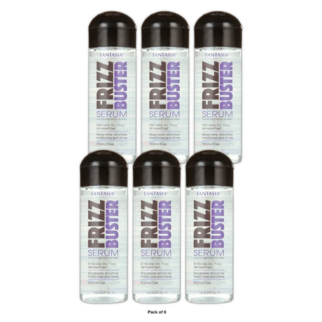 Fantasia Frizz Buster Humidity Resistant Moisturizing Hair Serum, 6 fl oz- (Pack of 6)